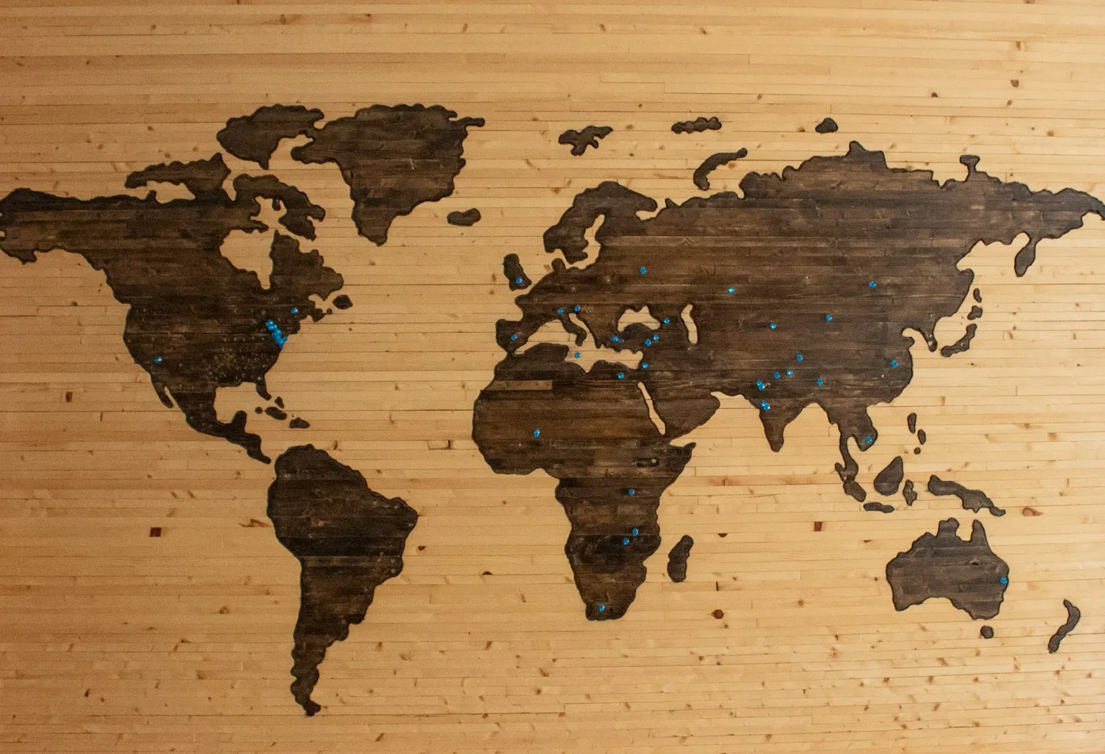 WASITEX worldwide shipping map